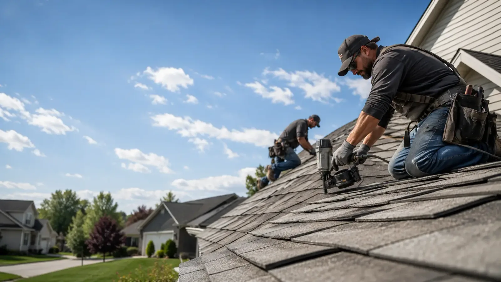 Storm Damage Roof Repair in Chesterfield, IL near me